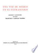 Una voz de México en el extranjero