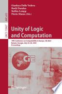 Unity of Logic and Computation