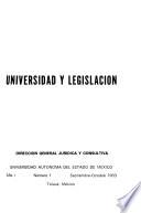 Universidad y legislación