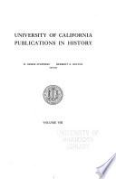 University of California Publications in History