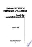 Updated Checklist of Filipiniana at Valladolid