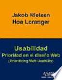 Usabilidad. Prioridad en el diseño Web