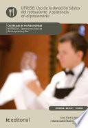Uso de la dotación básica del restaurante y asistencia en el preservicio. HOTR0208