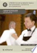 Uso de la dotación básica del restaurante y asistencia en el preservicio. hotr0208 - operaciones básicas del restaurante y bar