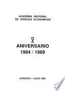 V aniversaio, 1984-1989