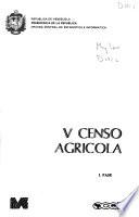 V Censo agrícola