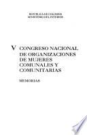 V Congreso Nacional de Organizaciones de Mujeres Comunales y Comunitarias