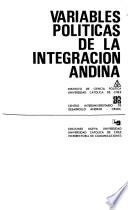 Variables políticas de la integración andina