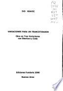 Variaciones para un francotirador