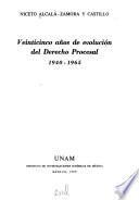 Veinticinco años de evolución del derecho procesal, 1940-1965