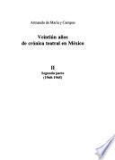 Veintiún años de crónica teatral en México