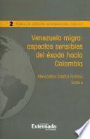 Venezuela migra: aspectos sensibles del éxodo hacia Colombia