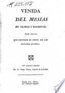 Venida del Mesias en gloria y majestad