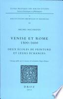 Venise et Rome 1500-1600