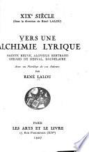 Vers une alchimie lyrique