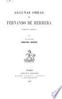 Versos de Fernando Herrera