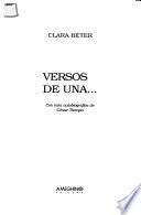 Versos de una...