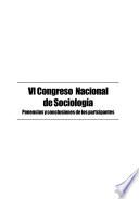 VI Congreso Nacional de Sociología