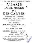 Viage de el mundo de Des-Cartes