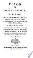 Viage de Espanã, Francia, é Italia
