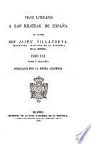 Viage literario á las iglesias de España: Solsona. Ager y Urgel. 1821