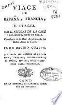 Viage [sic] de España, Francia, é Italia