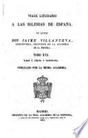 Viage [sic] literario a las iglesias de España, 17