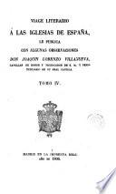 Viage [sic] literario a las iglesias de España, 4