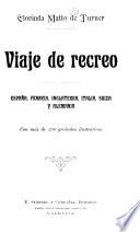 Viaje de recreo: España, Francia, Inglaterra, Italia, Suiza y Alemania