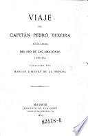 Viaje del capitán Pedro Texeira, aguas arriba del rio de las Amazonas (1638-1639)