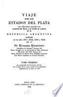 Viaje por los estados del Plata