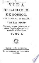 Vida de Carlos III. de Borbon