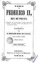 Vida de Federico II rey de Prusia