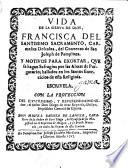 Vida de la sierva de Dios Francisca del Ssmo. Sacramento,Carmelita descalza