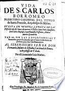 Vida de S. Carlos Borromeo ...