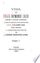 Vida del beato Raymundo Lulio