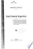 Vida federal argentina