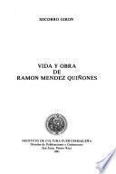 Vida y obra de Ramón Méndez Quiñones