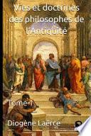 Vies et doctrines des philosophes de l'Antiquité
