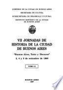 VII Jornadas de Historia de la Ciudad de Buenos Aires, Buenos Aires, texto y discurso, 3, 4 y 5 de setiembre de 1990