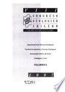 VIII Congreso Geológico Chileno