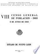 VIII [i. e. Octavo] censo general de población, 1960