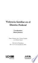Violencia familiar en el Distrito Federal