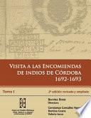 Visita a las encomiendas de indios de Córdoba 1692-1693