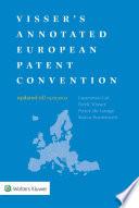 Visser's Annotated European Patent Convention 2021 Edition