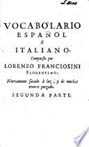 Vocabolario Italiano, E Spagnolo