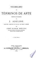 Vocabulario de términos de arte