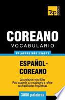Vocabulario Espanol-Coreano - 3000 Palabras Mas Usadas