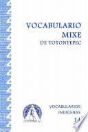 Vocabulario Mixe de Totontepec