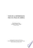 Voces de la historiografía para una traza de América